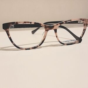 Lucky Brand Pink Tort Cat Eye Opthalmic